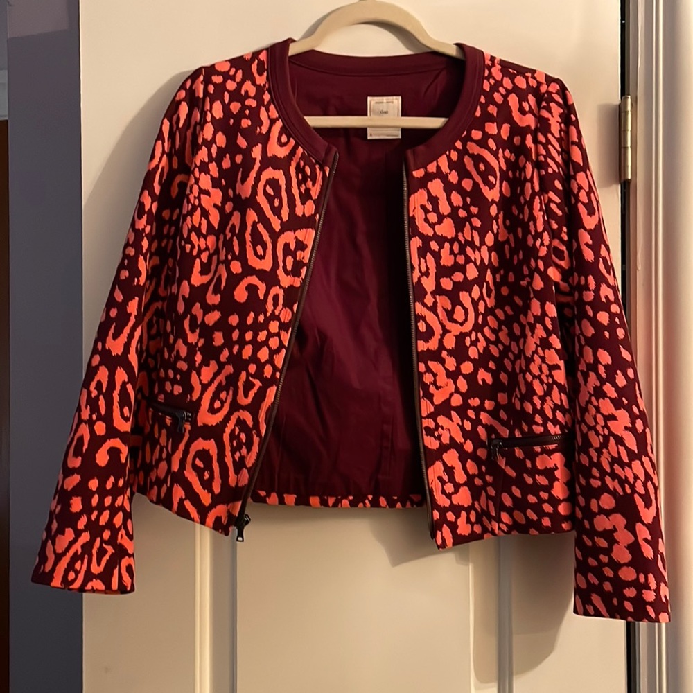 Pink Animal Print Gap Jacket